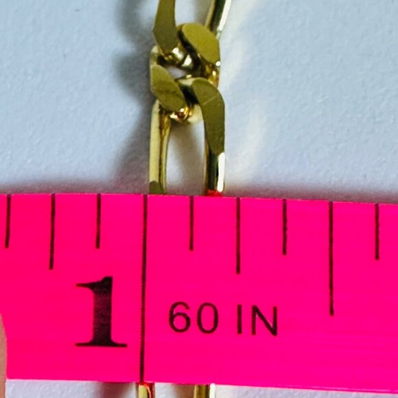 Vintage 1970s Signed Monet Gold-Tone Figaro Chain Necklace - Picture 10 of 12